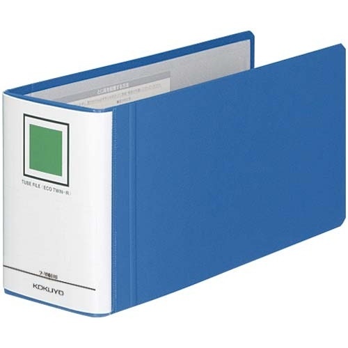 チューブエコツインＲ青統一伝票背幅９５ｍｍ１２冊超画像