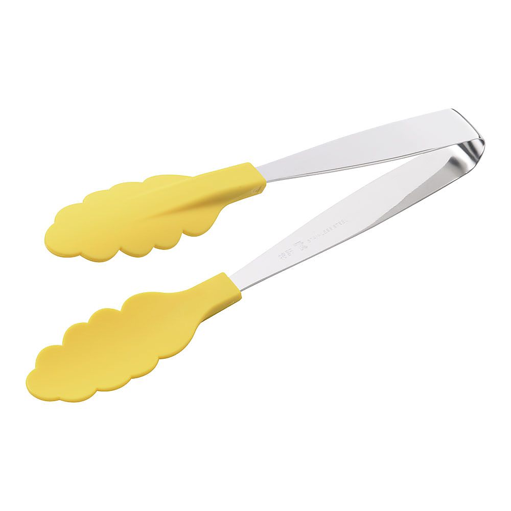 18-0　抗菌　耐熱カラートング　ミニ　イエロー画像