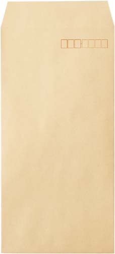 クラフト封筒　長３　１００枚入画像