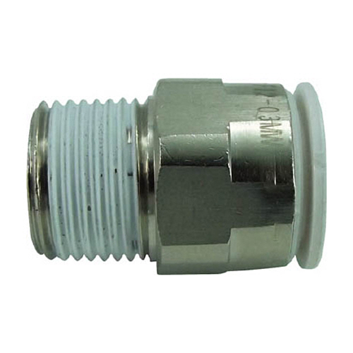 ﾀｯﾁｺﾈｸﾀｰﾌｧｲﾌﾞ ﾒｲﾙｺﾈｸﾀｰ W(白)12mm･R3/8 1個画像