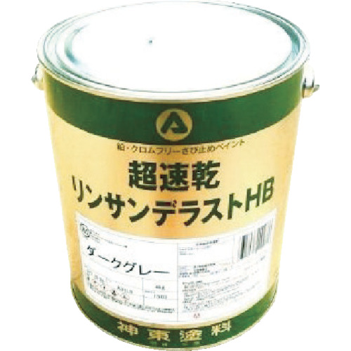 超速乾リンサンデラストHB　ダークグレー　4K　1缶画像