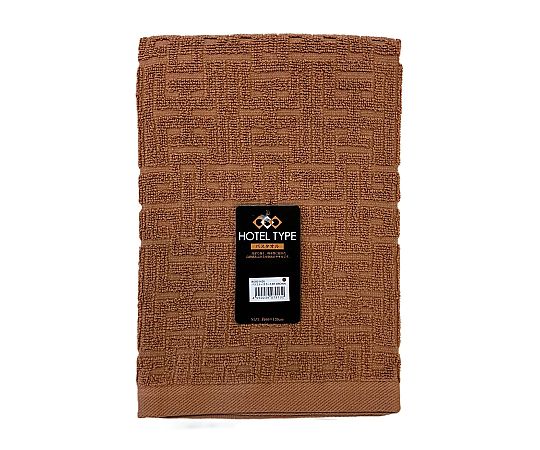 バスタオル バラエティカラー5 BROWN 60×120cm 1セット（10枚入）画像