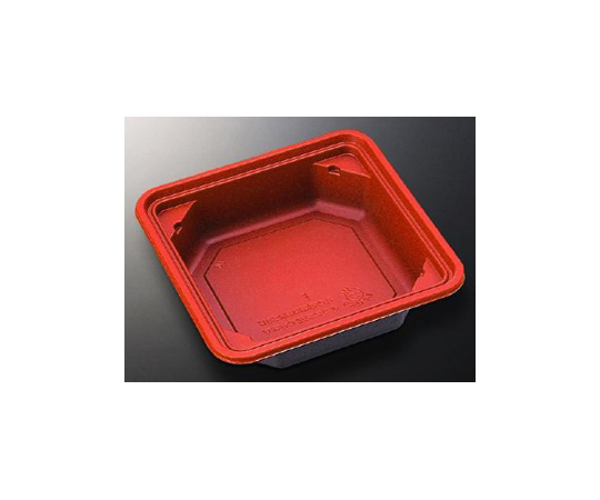 弁当容器 CT2段幕の内 下 赤-BK 身 600枚画像