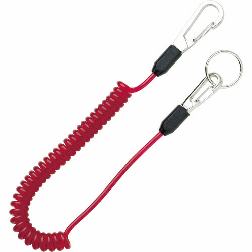 ｾｰﾌﾃｨｺ-ﾄﾞ ｽﾃﾝﾚｽﾜｲﾔｰ ﾚｯﾄﾞ ｼｰﾙ付 1本画像