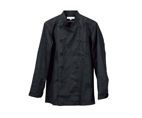 コックコート(男女兼用)BA1041-9 L ブラック画像