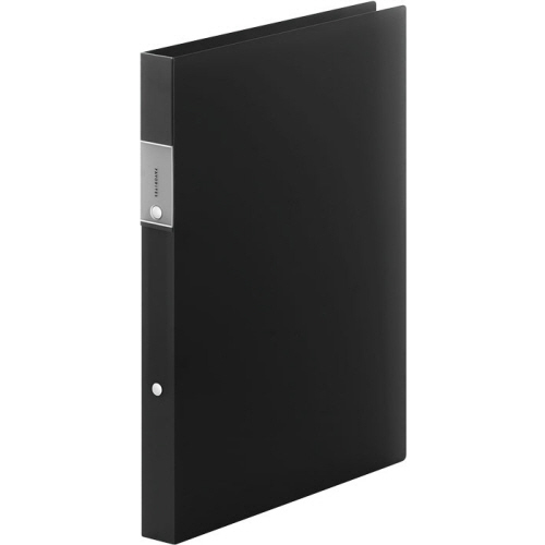 FAVORITES ﾘﾝｸﾞﾌｧｲﾙ(透明) A4ﾀﾃ 2穴 140枚収容 背幅29mm 黒 1冊画像