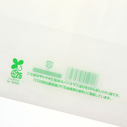 商品のお持ち帰りに！手抜き加工のポリ袋