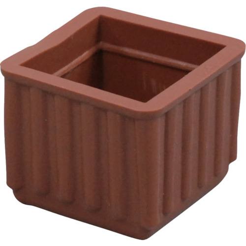 ｲｽ脚ｷｬｯﾌﾟ 茶角24 1個