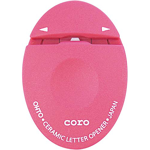 セラミックレターオープナー　コロ　ピンク画像