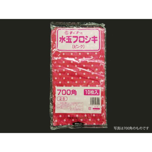 ポリ風呂敷 水玉フロシキ 750角 ピンク 中川製袋化工画像