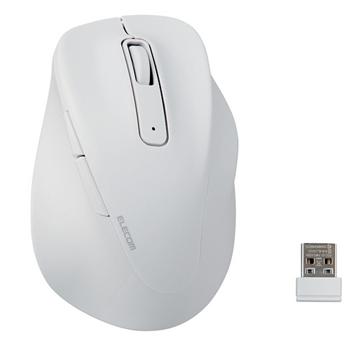 静音 2.4GHz無線ﾏｳｽ EX-G 5ﾎﾞﾀﾝ Sｻｲｽﾞ ﾎﾜｲﾄ 1個