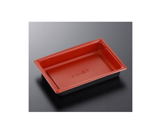弁当容器 CT千歳 K18-12 赤-BK 身 900枚画像