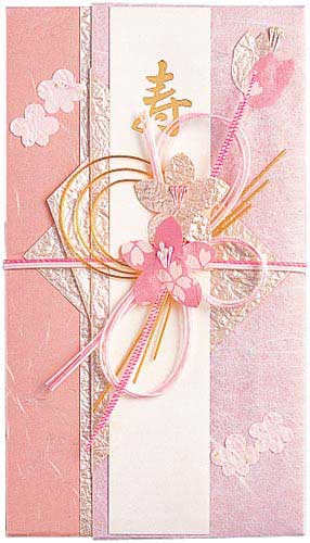 祝儀袋　婚礼　ピンク　短冊入画像