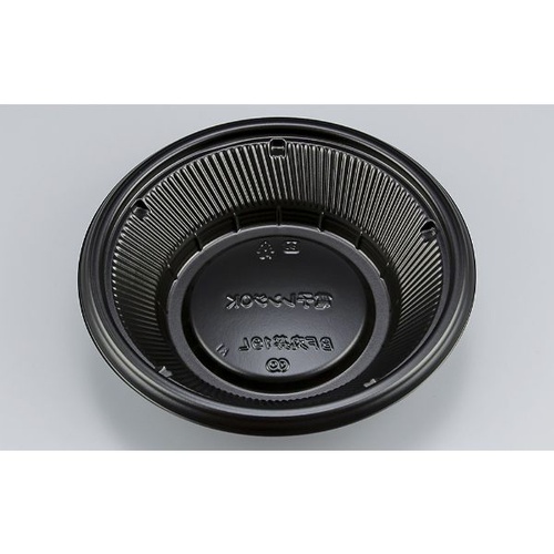 シーピー化成 どんぶり容器 BF丸丼19L 黒 本体画像