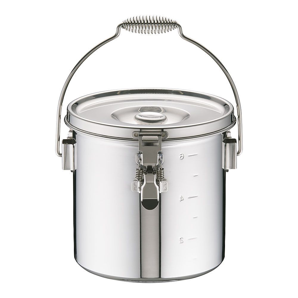 KO 19-0 電磁調理器対応 スタッキング給食缶 21cm
