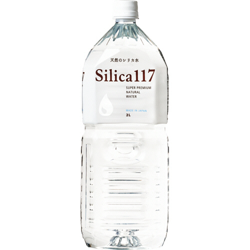 天然ｼﾘｶ水 Silica117 2L ﾍﾟｯﾄﾎﾞﾄﾙ 1ｹｰｽ(6本)画像