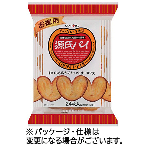 お徳用源氏ﾊﾟｲ 1ｾｯﾄ(288枚:24枚×12ﾊﾟｯｸ)画像