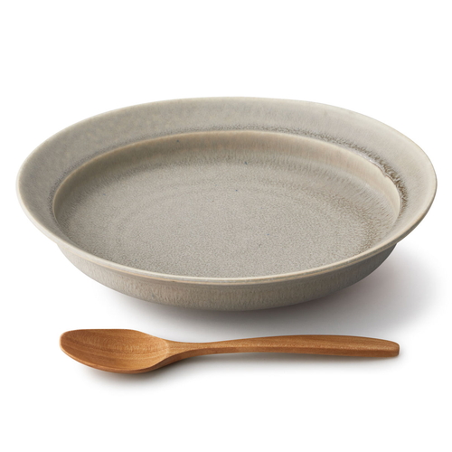 カレット オーバルボウル GY グレー画像