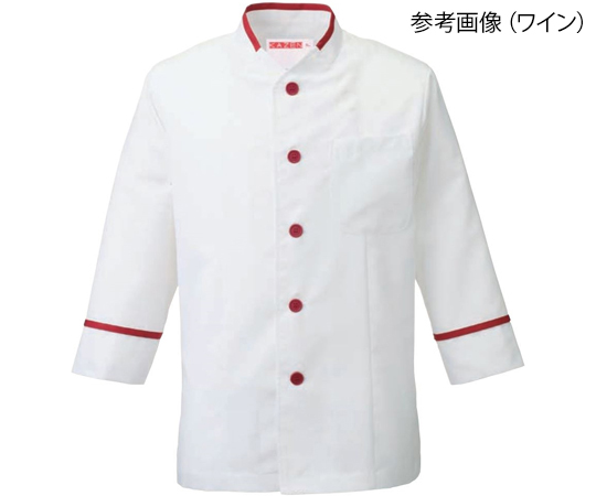 コックシャツ　黒　SS画像