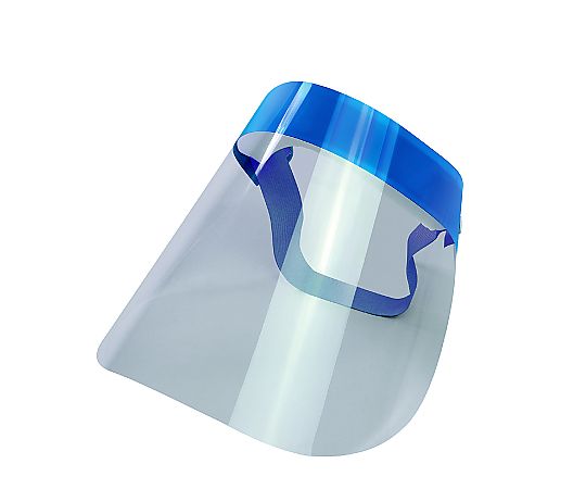 カラーフェイスシールド　青