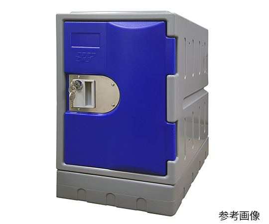 耐酸キャビネット＆薬品保管庫　H320シリーズ用ベース　W320×D460×H90mm 無地のベースが横向きに置かれ、周囲に余裕がある状態