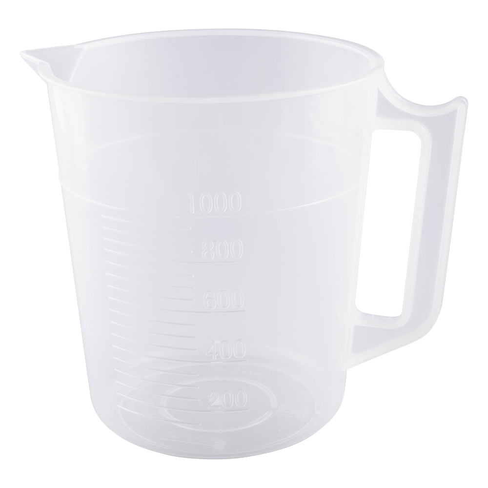 ポリプロピレン手付きビーカー1000mL 1個 3007-74画像