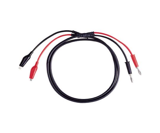 計測用オプション・アクセサリ　バナナプラグ-ワニ口ケーブル　（1.2m）画像