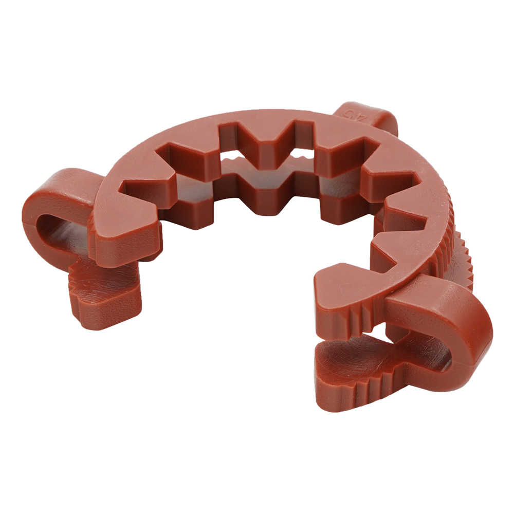 コニカルヘッドクリップ　茶　適合スリ部上径：45mm