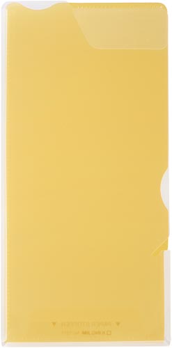 スーパーハードホルダー透明マチ付Ａ４　１／３　５冊画像