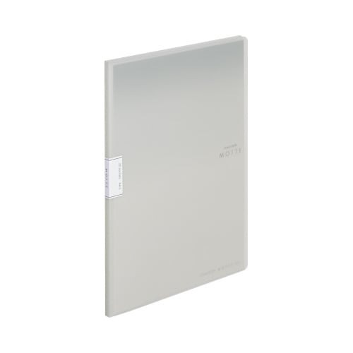 クリヤーブックモッテＡ４縦　２０Ｐ　グレー画像