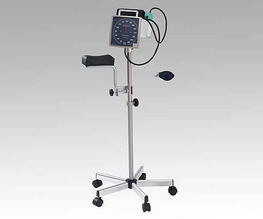 スタンド式アネロイド血圧計［加圧ポンプ・上肢台付き］画像