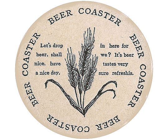 紙コースター BEER(100枚入) 茶画像
