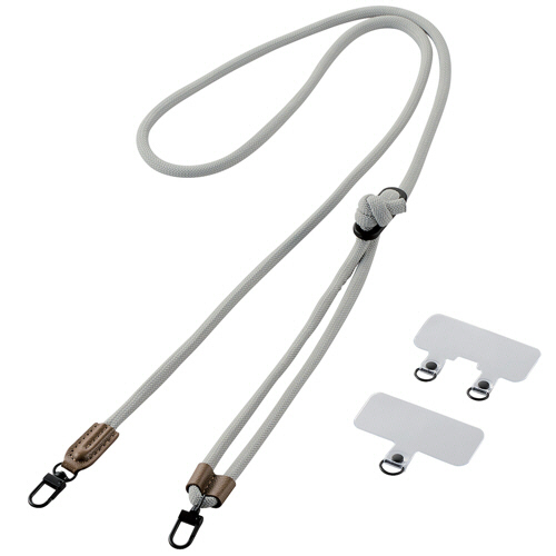 ｼｮﾙﾀﾞｰｽﾄﾗｯﾌﾟ 丸紐6mm ﾗｲﾄｸﾞﾚｰ 1本画像