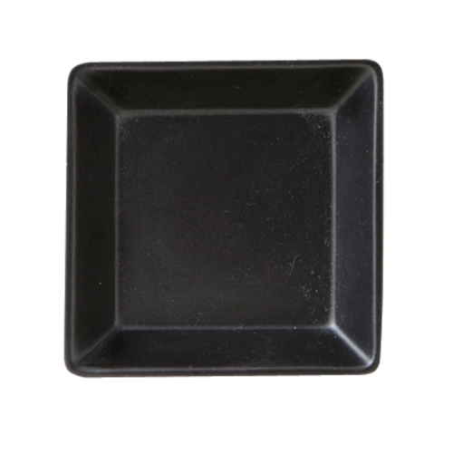 プレート 8.5cm S KASANE スクエア 陶器 ブラック画像