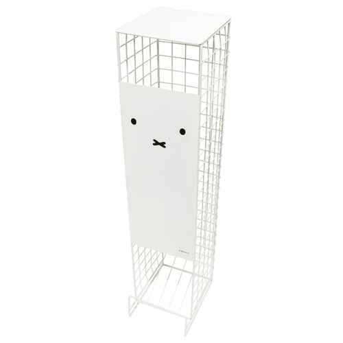 トイレ収納 DickBruna トイレットペーパーストッカー 顔だけミッフィー画像