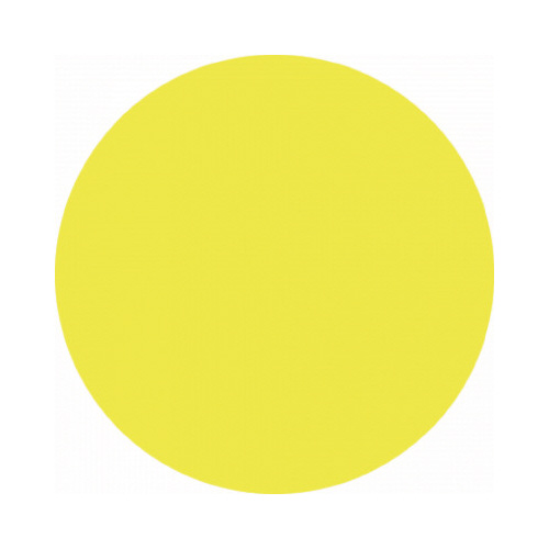 丸シールロール１００　ショッキングイエロー画像