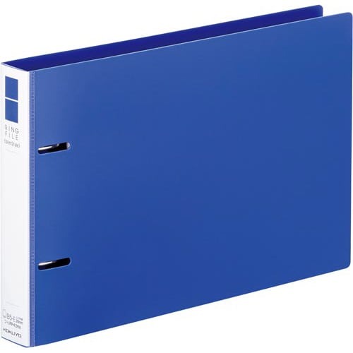 リングファイル＜スリム＞Ｂ５Ｅ・２２０青×１０画像