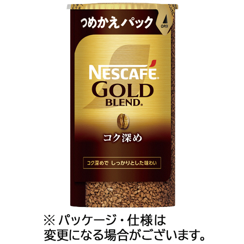 ﾈｽｶﾌｪ ｺﾞｰﾙﾄﾞﾌﾞﾚﾝﾄﾞ ｺｸ深め ｴｺ&ｼｽﾃﾑﾊﾟｯｸ 詰替用 95g 1ｾｯﾄ(12本)画像