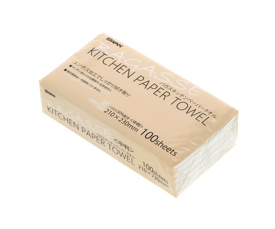 バガスキッチンペーパータオル 中判 100枚入