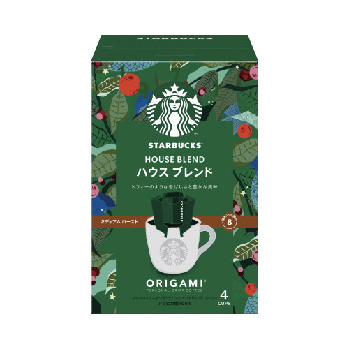 スタバオリガミパーソナルドリップハウスブレンド４袋画像