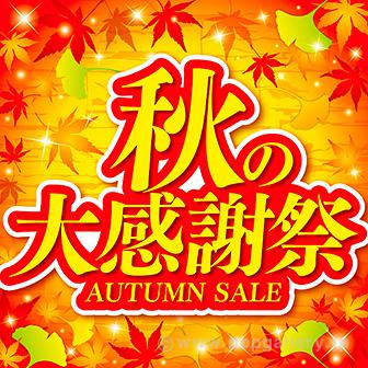 テーマポスター秋の大感謝祭画像