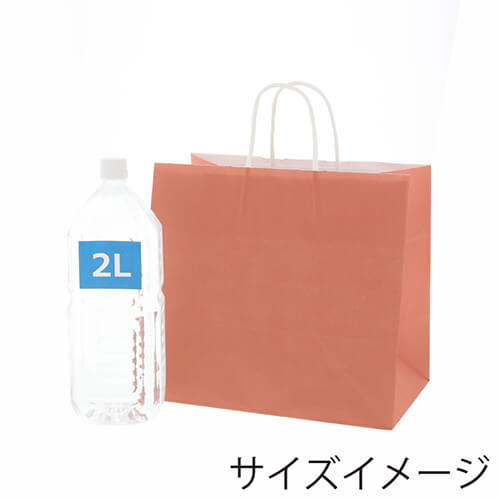 生菓子やお弁当など平たいものの収納に！美しい紅色の和風手提げ紙袋