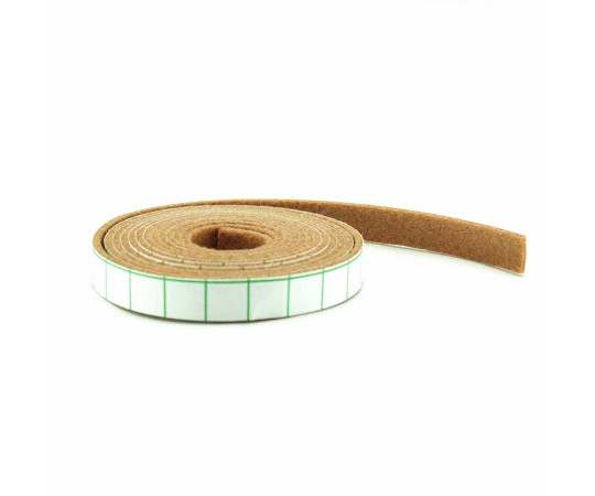 フェルトテープ　ソフトタイプ　厚み2mm×10mm×1800mm　茶画像