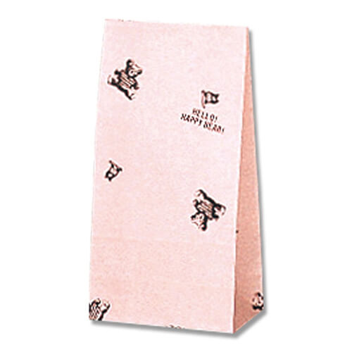 角底袋（ハッピーベア・幅90×マチ50×高175mm)画像