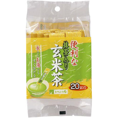 便利な抹茶入玄米茶スティック　１００本画像