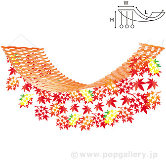 大枝もみじプリーツハンガー画像