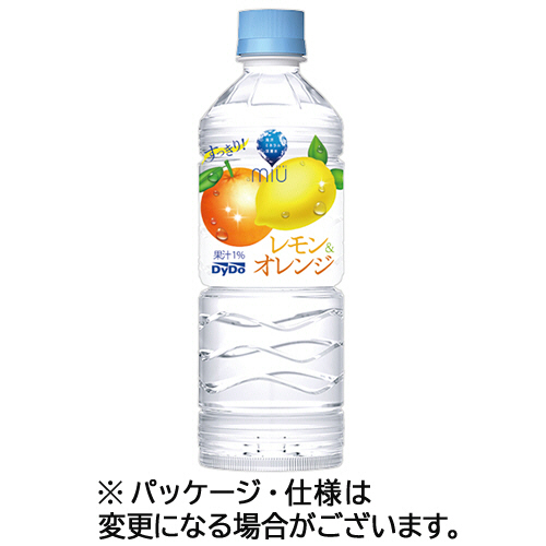 ﾐｳ ﾚﾓﾝ&ｵﾚﾝｼﾞ 550mL ﾍﾟｯﾄﾎﾞﾄﾙ 1ｾｯﾄ(48本:24本×2ｹｰｽ)画像