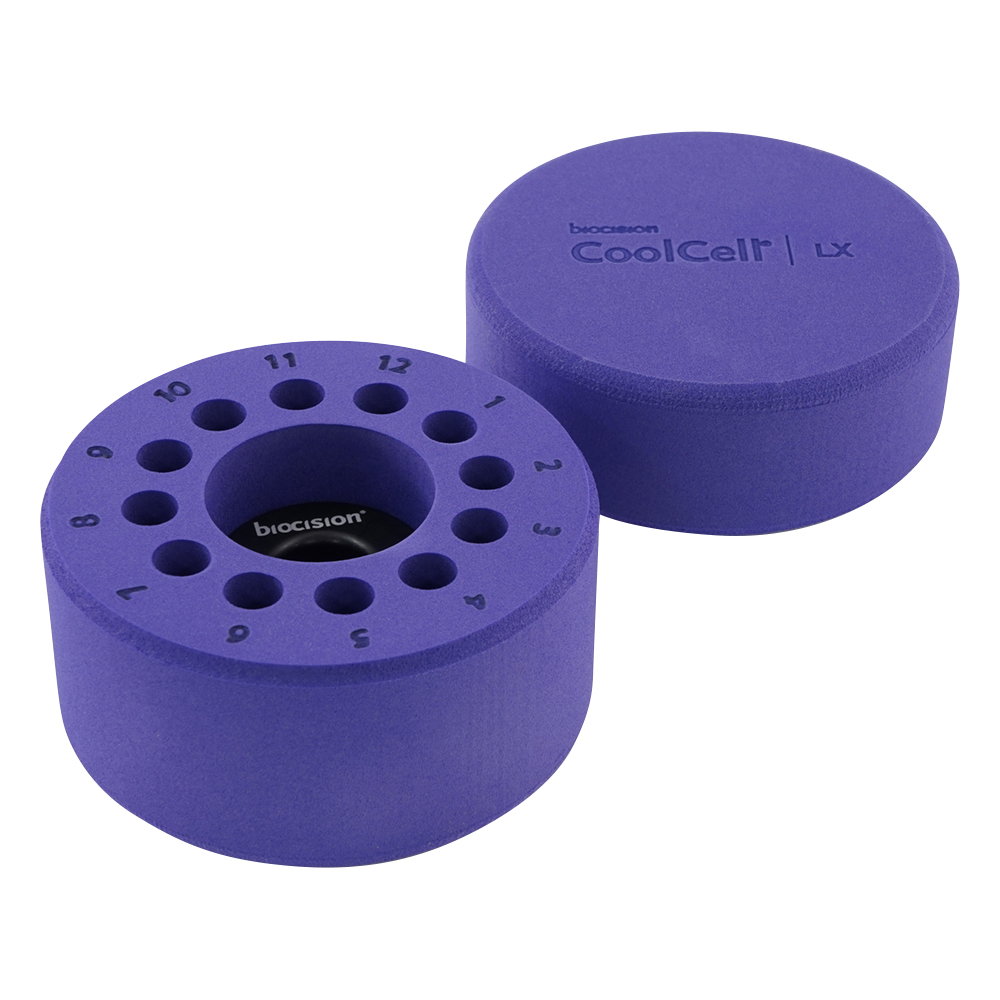 アルコールフリー細胞凍結コンテナー CoolCell LX 紫画像