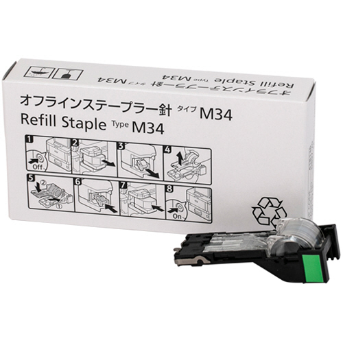 ｵﾌﾗｲﾝｽﾃｰﾌﾟﾗｰ針 ﾀｲﾌﾟM34 1000本/個 1箱(5個)