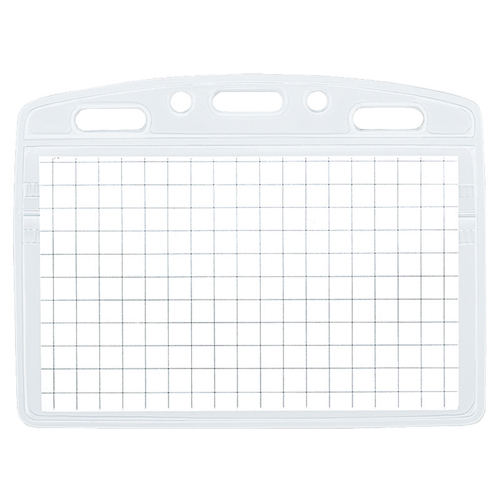 名札用ｿﾌﾄｹｰｽ(ﾁｬｯｸ式)(ｱｲﾄﾞﾌﾟﾗｽ) 名刺･IDｶｰﾄﾞ用 ﾖｺ型 1ｾｯﾄ(10枚)画像